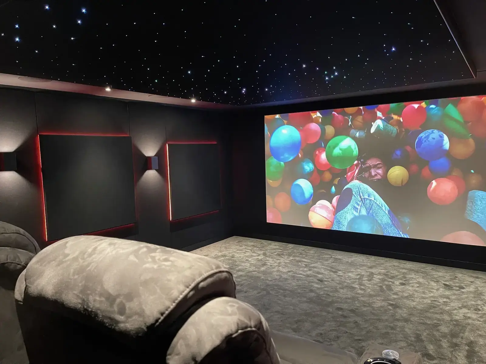 Dedicated room during a show
