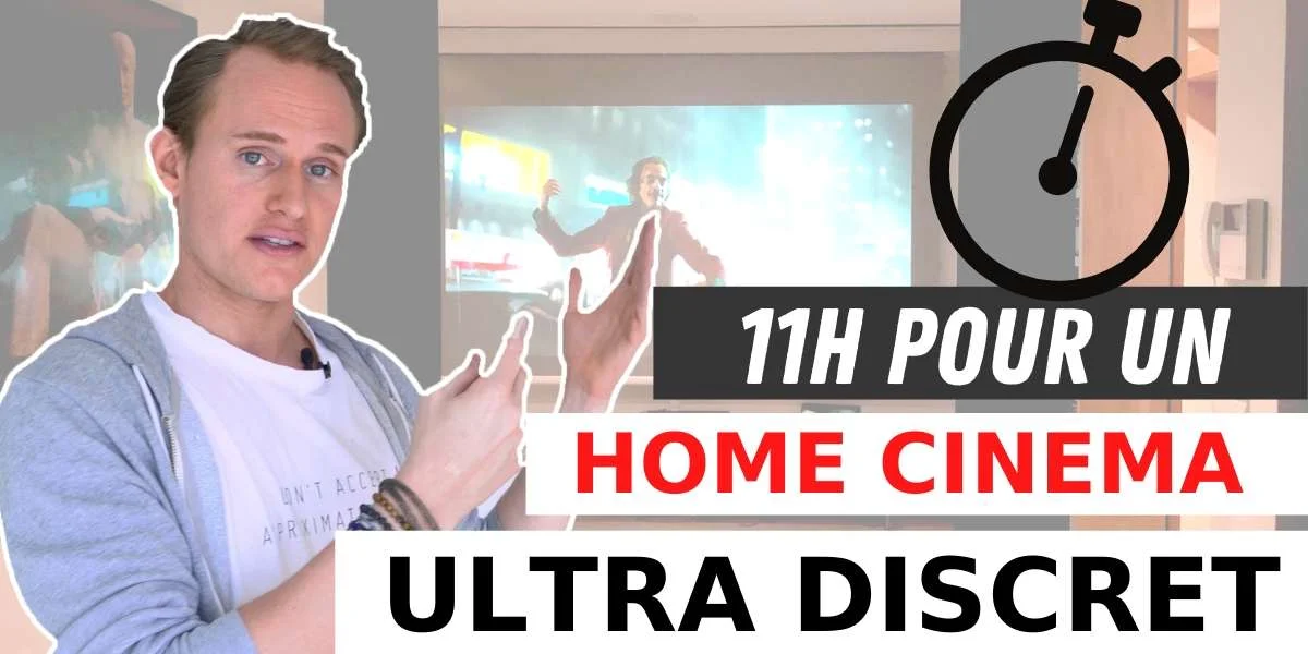 Pièce de divertissement transformée en Home Cinema