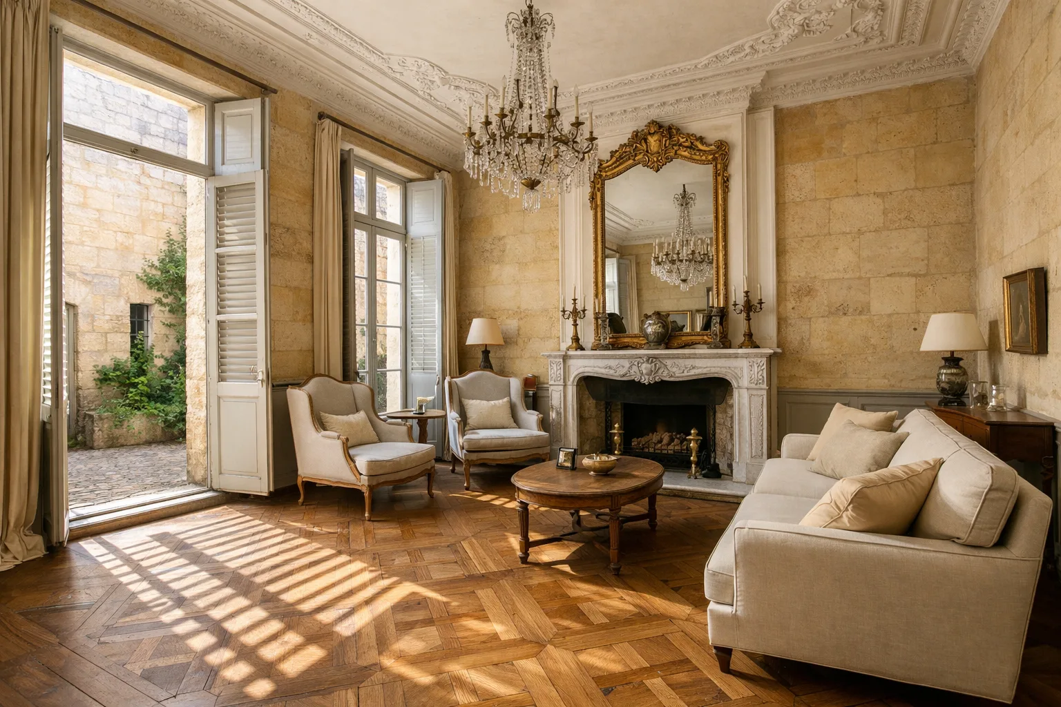 Salon bordelais — design intérieur HESPÉ