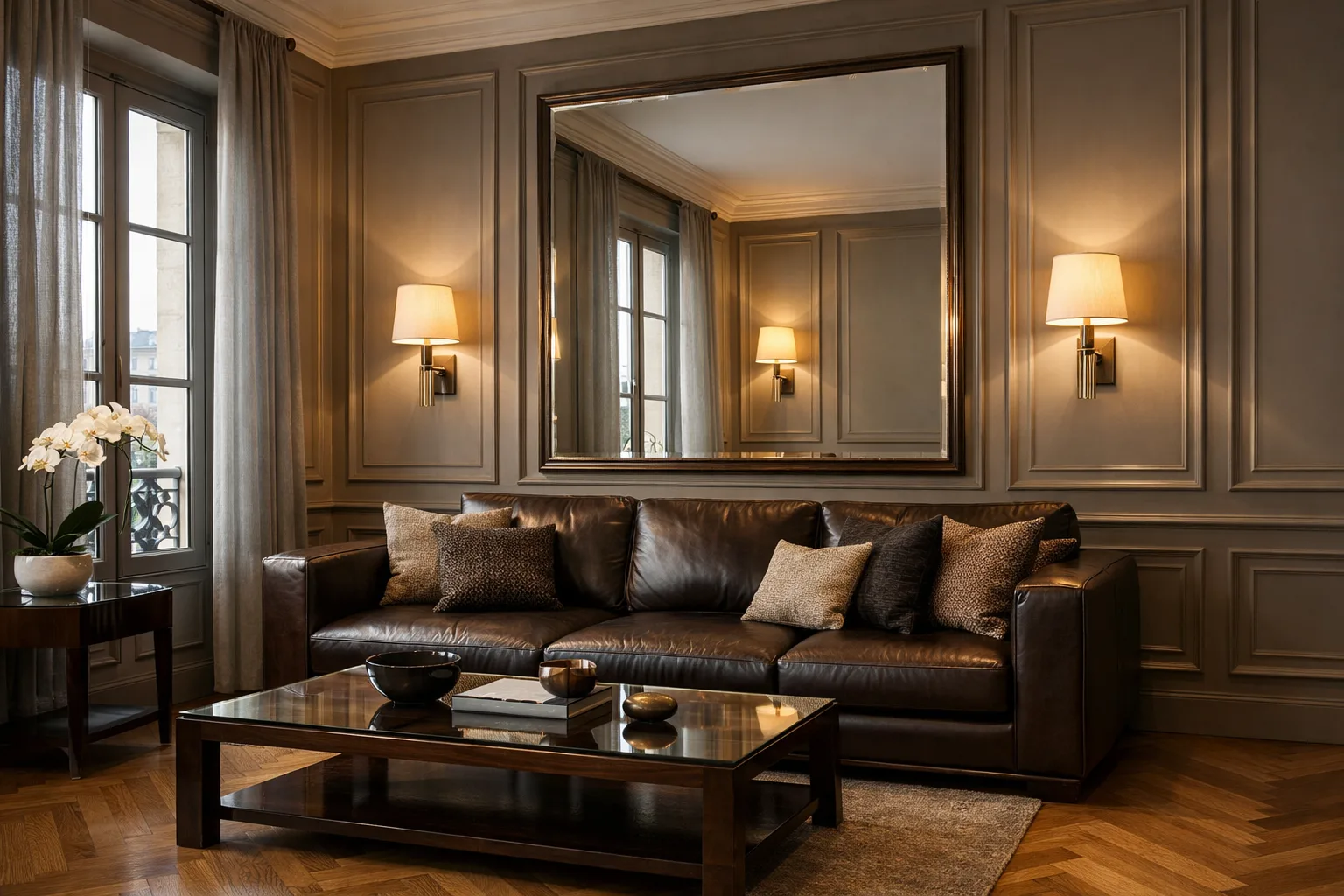 Intérieur luxueux conçu par HESPÉ Studio — architecture d'intérieur haut de gamme