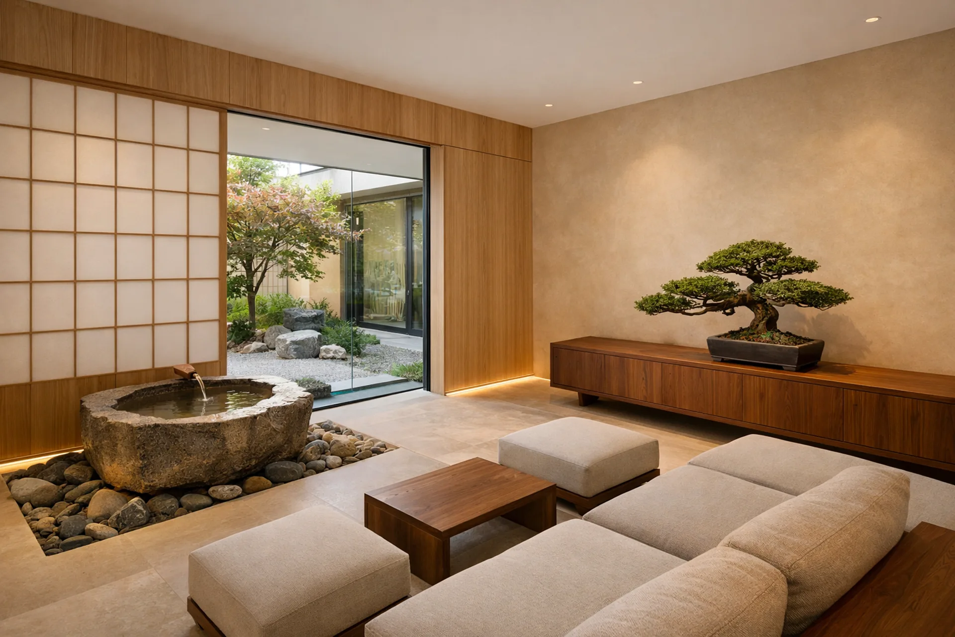 Résidence privée à Genève — style néo-zen japonisant